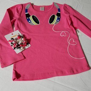 Gymboree Rock Academy size 7 or 8 shirt choice with curlies. NWT